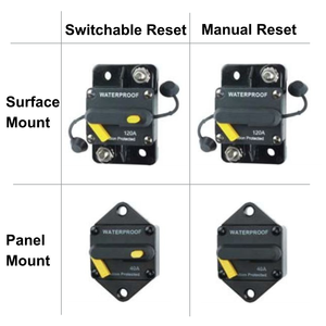 เบรกเกอร์ติดแผงกันน้ำ100A สำหรับเรือเดินสมุทร - Product Image 4