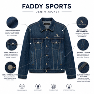 Custom Wholesale Men's Classic Vintage Blue Denim <b>Jacket</b> Casual Slim Fit Button Down Streetwear Cotton Jeans Trucker Coat - Product Image 5