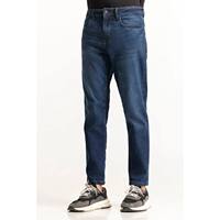 Pantalons en denim de qualité avec une coupe régulière confortable, tissu en coton durable pour la fabrication de vêtements de tous les jours