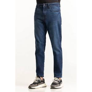Pantalons en denim de qualité avec une coupe régulière confortable, tissu en coton durable pour la fabrication de vêtements de tous les jours - Product Image 1