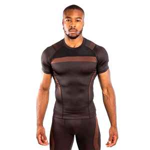 Nuevo diseño personalizado de rash guard de manga larga y media manga para MMA - Product Image 1