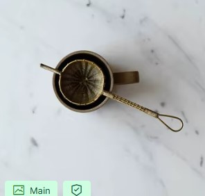 Best Quality Customized Designed <b>Tea</b> Infuser Strainer <b>Set</b> Long Brass with Antique Finish Ball Shape Metal Plastic Material - Product Image 4