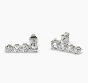 Designer 14KT <b>Rose</b> Gold Lab Diamond Vintage Drop Earrings IGI Certified for Women Party & Wedding Elegant Jewelry - Product Image 4