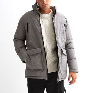 Chaqueta Parka para Hombre, Diseñada para Trabajo al Aire Libre y Condiciones Climáticas Frías, Chaqueta Parka para Hombre Diseñada para Estilo, Comodidad y el Invierno - Product Image 4