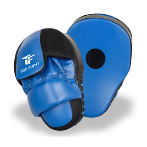 Black OEM Custom High Quality Durable PU Leather Boxing <b>Focus</b> Mitts Breathable Punching and Curved <b>Pad</b> Training for Martial Art - Product Image 5