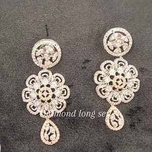 สร้อยคอเพชรเลี้ยงในห้องปฏิบัติการ 14.06 กะรัต ชุดสร้อยทอง 14K ชุบโรเดียม ทรงบริลเลียนท์ สำหรับผู้หญิง รับรองโดย IGI หรูหรา ทันสมัย เหมาะสำหรับงานแต่งงาน - Product Image 2