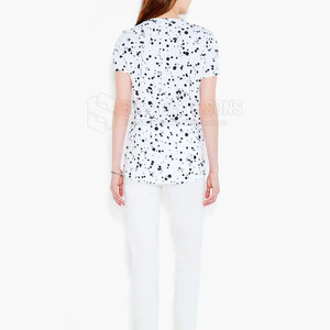 Derniers modèles de t-shirts pour femmes, faible MOQ, vêtements d'été pour femmes, t-shirts personnalisés avec logo pour femmes - Product Image 4