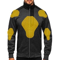 Nouveaux sweats à capuche de moto en polyester et coton, résistants à l'abrasion, avec protection renforcée, coupe-vent et respirants pour la course