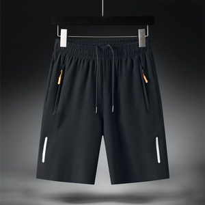 Top Class Summer Solid Casual <b>Men's</b> High Quality Business Social Drawstring Waist Quick Dry Waterproof Breathable Worsted - Product Image 2