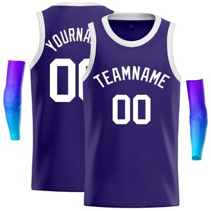 Maillot de basket personnalisé sublimé dégradé vert-jaune sans manches unisexe adulte en maille respirante avec impression du nom de l'équipe - Product Image 3