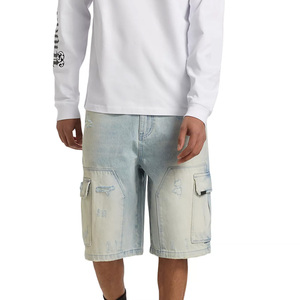 Shorts de Mezclilla con Logotipo Personalizado, Corte Holgado, Ropa de Verano, Fabricante OEM de Pakistán, Exportación, Mercados de Suministro Globales - Product Image 5