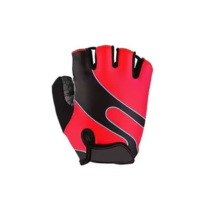 Half Finger Cycling Gloves Breathable PU Material Hook Loop Closure Unisex Racing Gloves Universal Season Panelled Design - Product Image 5