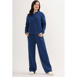 Conjunto Casual Premium de Invierno para Mujer, Tejido de Punto Acanalado Suave al Tacto, Elegante, Manga Larga, de Proveedor de India al Mejor Precio - Product Image 1