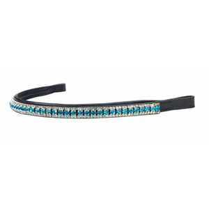 Fournisseur d'usine : Équipement équestre pour courses de chevaux, frontale en cuir décorative ornée de cristaux et strass, disponible en toutes tailles cob. - Product Image 2