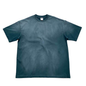 เสื้อยืดแขนสั้นทรงโอเวอร์ไซส์สไตล์วินเทจสำหรับผู้ชาย พิมพ์โลโก้ได้ตามต้องการ ขายดี เป็นมิตรต่อสิ่งแวดล้อม ระบายอากาศได้ดี ผลิตจากผ้าฝ้ายแท้ 100% สีพื้น - Product Image 2