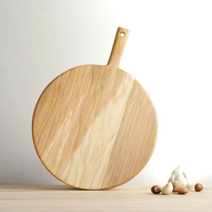 Planche à découper et plateau de service en bois de style pagaie, ensemble d'ustensiles de cuisine multi-usages avec trou de suspension - Product Image 3