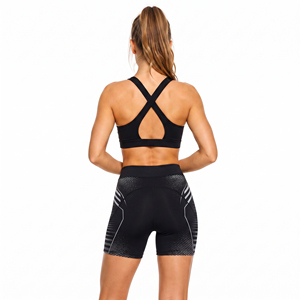 Shorts de sport imprimés pour femmes, à compression, séchage rapide, pour fitness, collants courts, tricotés, pour l'entraînement, couche de base, pour la course à pied - Product Image 3
