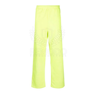 Custom Embroidered Logo <b>Men</b> <b>Trousers</b> High Quality Polyester/Cotton Fiber Everyday Flare Leg Pants <b>Elastic</b> Waist - Product Image 1