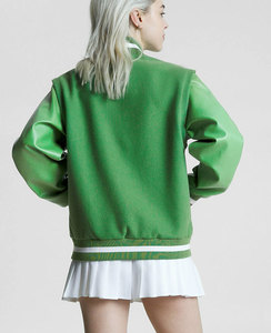 Vestes universitaires Letterman en laine Turn Down Shoulder Baseball College Jacket Fabrication en vrac Veste universitaire en laine respirante - Product Image 2