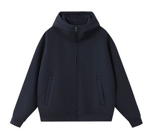Sudadera con Capucha Estilo Deportivo, Bordada, Forrada, con Bolsillo Canguro, Hombros Caídos, Manga Larga, para Invierno y Actividades al Aire Libre, Edición Premium - Product Image 6