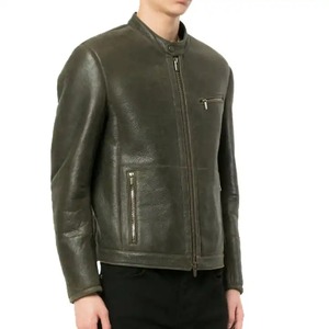 Latest Hot Selling <b>Real</b> <b>Leather</b> <b>Jacket</b> Premium Quality Streetwear Outdoor <b>Jacket</b> <b>Leather</b> <b>Jacket</b> - Product Image 4
