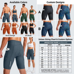 COSH SPORTS Premium Mens and Womens <b>Padded</b> <b>Cycling</b> <b>Shorts</b> – Breathable, Moisture-Wicking <b>Short</b> With Elastic Waist - Product Image 2