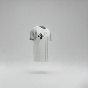 เสื้อเบสบอลคุณภาพสูง ระบายอากาศได้ดี พิมพ์ลายดิจิทัล คอวี โพลีเอสเตอร์ 100% แขนครึ่งตัว พิมพ์ลายด้วยเทคนิคพิเศษโดย RIVIAN ATLANTIC - Product Image 5