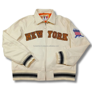 Veste en cuir véritable pour homme, à capuche, KITH x Avirex New York Knicks, édition limitée, style streetwear pour les amateurs de baseball - Product Image 4