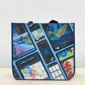 ถุงช้อปปิ้งธีมขั้วโลกเหนือแบบไม่ถักทอ ย่อยสลายได้ พิมพ์โลโก้ตามสั่ง สำหรับแจกเป็นของขวัญส่งเสริมการขาย มีมุมโค้งมน - Product Image 3