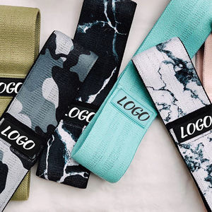 Bandes d'exercice antidérapantes à forte résistance pour fessiers et jambes, avec logo personnalisable pour la salle de sport à domicile - Product Image 2