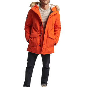New Arrivals Men's High Quality Solid Casual Hooded Parka Jacket <b>Waterproof</b> Winter <b>Padded</b> Long <b>Coat</b> Quick Dry Breathable - Product Image 1