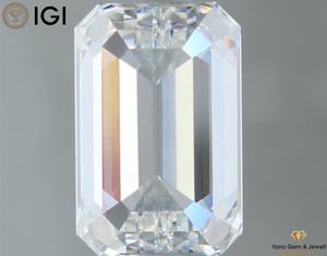 Bourn to shine - Diamante Cultivado en Laboratorio CVD de 2.50 Quilates, Corte Esmeralda, Color E, Claridad VS1, Certificado IGI - Product Image 4