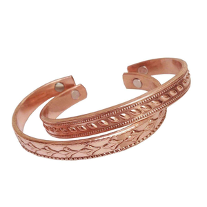 Bracelet et bague en cuivre magiques, artisanat indien élégant, bijoux traditionnels artificiels tissés pour cadeaux - Product Image 3