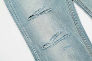 Jean Flare Femme Taille Haute Lavé de Qualité Supérieure, Pantalon en Denim Confortable et Élégant pour Femme, Style Streetwear - Product Image 3
