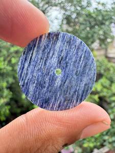 Cadran de montre de luxe personnalisé en aventurine bleue naturelle A K Gems, 31,50 mm, rond - Modèle Ak Dial-2 - Fabriqué au Rajasthan - Product Image 2