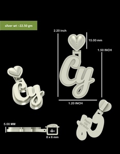 Pendentif en diamant Moissanite très demandé pour les festivals et les tenues streetwear de luxe, disponible au prix d'usine - Product Image 2
