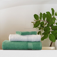 Serviette de bain en coton de luxe 400 GSM, sans peluches, absorbante, séchage rapide, pour le sport et les salons