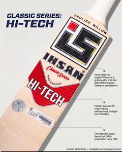 Ihsan Sports English Willow <b>Cricket</b> Bat Lightweight Durable Classic Series HI-TECH Match Play Bat for Youth and Adult - Product Image 1