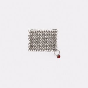 Customizable Stainless Steel Metal Chainmail Scrubber For Cleaning <b>Cast</b> Iron Skillet Without Damaging Surface Strong - Product Image 3