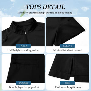 Nueva Moda en Uniformes Médicos para Hombre y Mujer, Blusa de Enfermería con Pantalones Deportivos, Tallas para Enfermeros y Enfermeras - Product Image 2