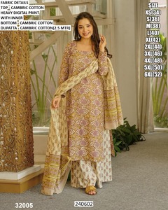 Costume traditionnel pour femmes en coton brodé Zariya, long jusqu'au sol, pour mariage, fête, Diwali - Product Image 4