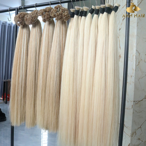 Cabello Virgen Vietnamita Liso al Por Mayor - Rubio Platino 100% Cabello Humano (Cabello Natural) - Product Image 1