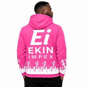 Custom Logo Unisex Full <b>Zip</b> <b>up</b> Hoodie Fleece Hooded Sweatshirt Streetwear Zipper <b>Jacket</b> OEM 100% Cotton Eco-Friendly Winter - Product Image 4