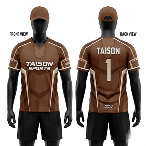 เสื้อกรรมการเน็ตบอลพรีเมียม 180 GSM โพลีเอสเตอร์ สีน้ำเงิน ลายทอง ดีไซน์แบบแผง  พร้อมสกรีนโลโก้ตามสั่ง - Product Image 2