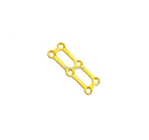Kit de mini-plaques osseuses 3D en titane, 3 pièces, avec plaques à 4 et 6 trous, pour implant de fixation de traumatismes maxillo-faciaux - Product Image 6