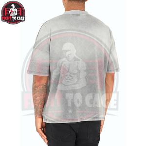 Chemises à manches courtes décontractées et élégantes pour le bureau, en tissu respirant et confortable, t-shirts pour hommes à la mode, effet délavé - Product Image 3