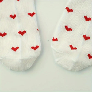 High Quality Embroidery Workout <b>Socks</b> Custom Logo New Design-White <b>Black</b> Red Knitted <b>Socks</b> Bottom Placement - Product Image 2