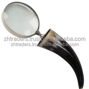 Loupe de style musée de luxe, étanche, style animal, avec manche en corne de buffle polie, outil d'apprentissage personnalisé - Product Image 3