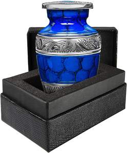 Wholesale American Style Small Metal Token <b>Urns</b> <b>for</b> Family Pets & Babies <b>Ashes</b> Red Fire Finish Cremation Funeral Supplies - Product Image 4