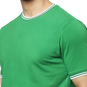 เสื้อยืดครอปผู้ชายแฟชั่นฤดูร้อนผ้าฝ้ายสแปนเด็กซ์ทรงเข้ารูป - Product Image 5